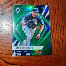Alex Kirilloff 2021 Panini Chronicles Phoenix Green Prizm Mint RC SP Rookie /75
