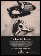 1969 GEZE Top Step Star Snow Ski Bindings "The Beautiful Bindings" Print Ad