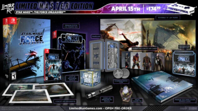 SWITCH LIMITED RUN #146 STAR WARS THE FORCE UNLEASHED MASTER ED W
