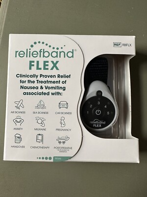 Relief Band Flex Motion Sickness Watch NEW