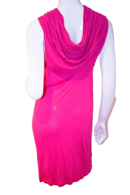 red jersey dress Victoria Beckham Women's Draped Jersey Long-Sleeve Gown - Cayenne