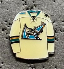 San Jose Barracuda White Jersey AHL Hockey Pin
