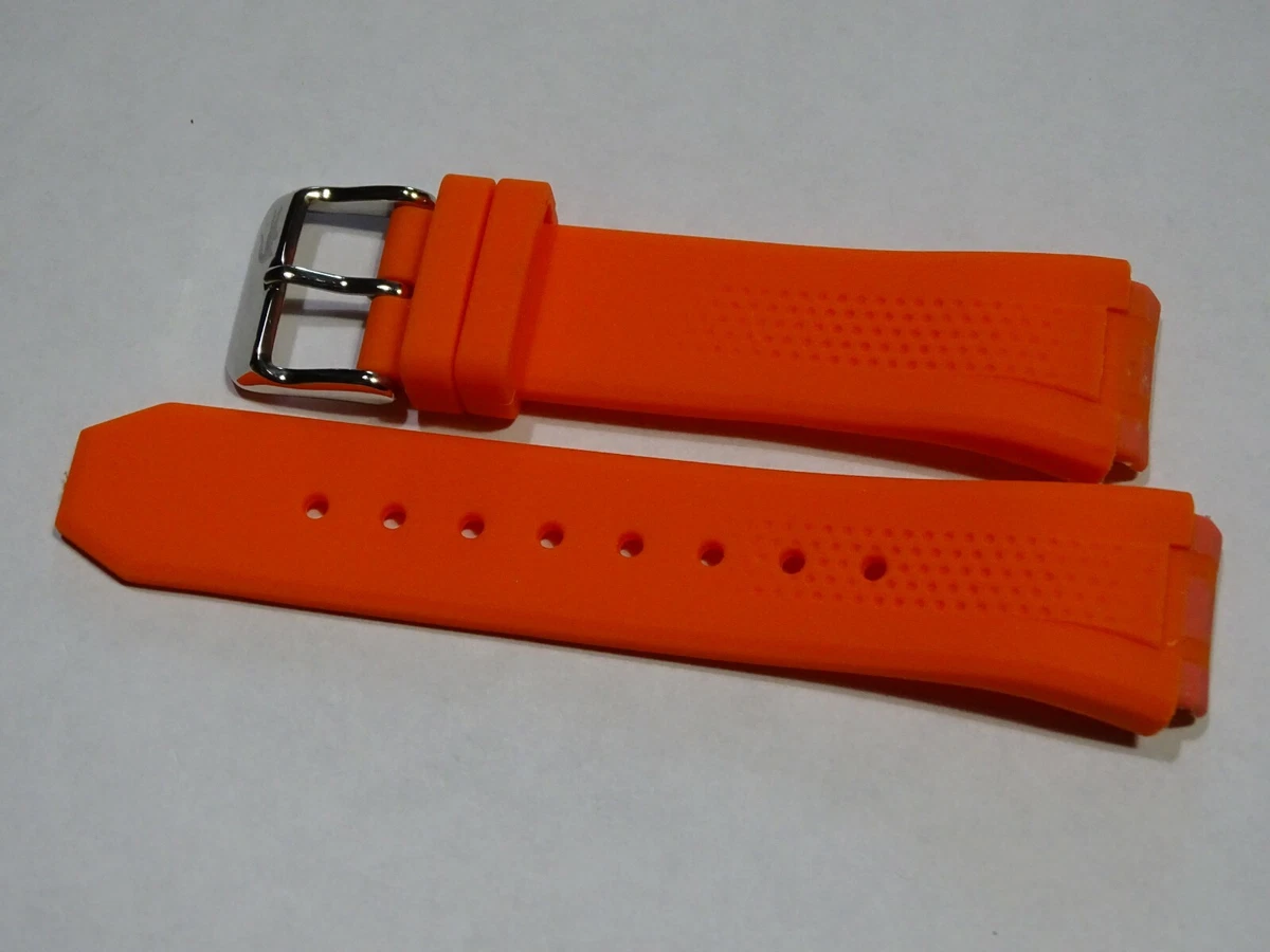 BRACELET POUR MONTRE LACOSTE EN SILICONE ORANGE 609302537 eBay