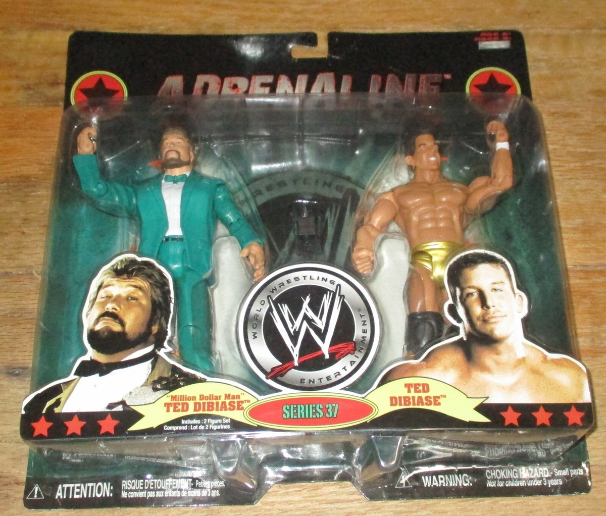 WWF WWE Jakks Million Dollar Man Ted DIBiase Jr Wrestling Figures 