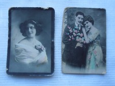 2 Rare La Distinguida Ignacio Zamorano Tenerife early 1900s photo Tobacco Cards