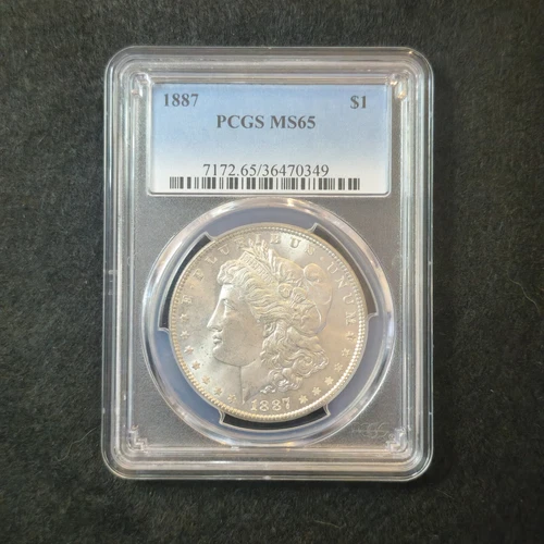1887 $1 Morgan Silver Dollar NGC MS65 - ⭐️⭐️⭐️BEAUTIFUL COIN⭐️⭐️⭐️