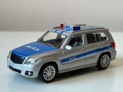 Mercedes Benz GLK Germany/Polish Police Car Model Metal Diecast