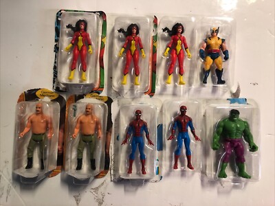 Marvel Super-heroes Spider-man  Spider-Woman   Hulk   German Mechanic  Wolverine