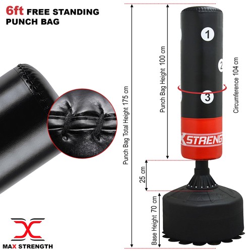 Free Standing Boxing Punching Bag Stand Kick Heavy MMA Martial Art Training - Picture 87 of 178