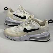 Size 9 5 Nike Air Max 270 React Black Metallic Silver For Sale Online Ebay