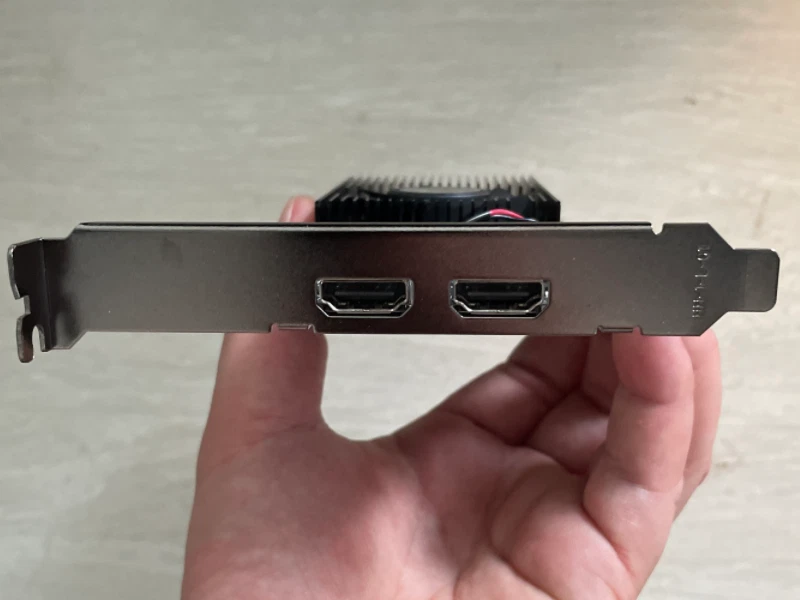 Full Hight Profile Bracket For Colorful GT1010 GT1030 Graphics Card HDMI+HDMI - Image 4 of 4