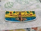 OA Lodge # 70 Keyauwee Old North State Council S-4 flap; standing otter