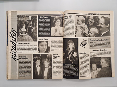 Olivia Newton John - Very rare article from Spain from 1981 ( Full magazine )