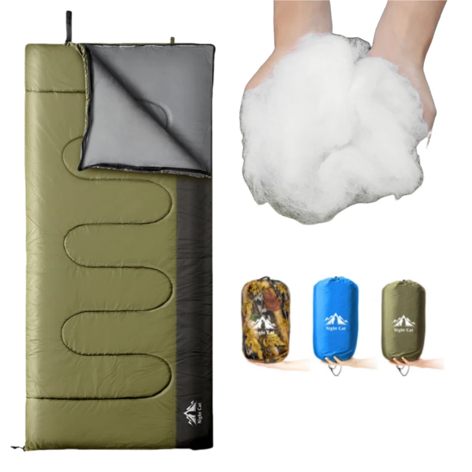 Sleeping Bags for Adults Backpacking Lightweight Waterproof Cold Weather Thermal - Image 2 of 4