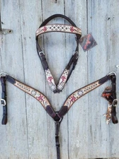 Circle Y Fire Lily Tack Set Antique/Bling