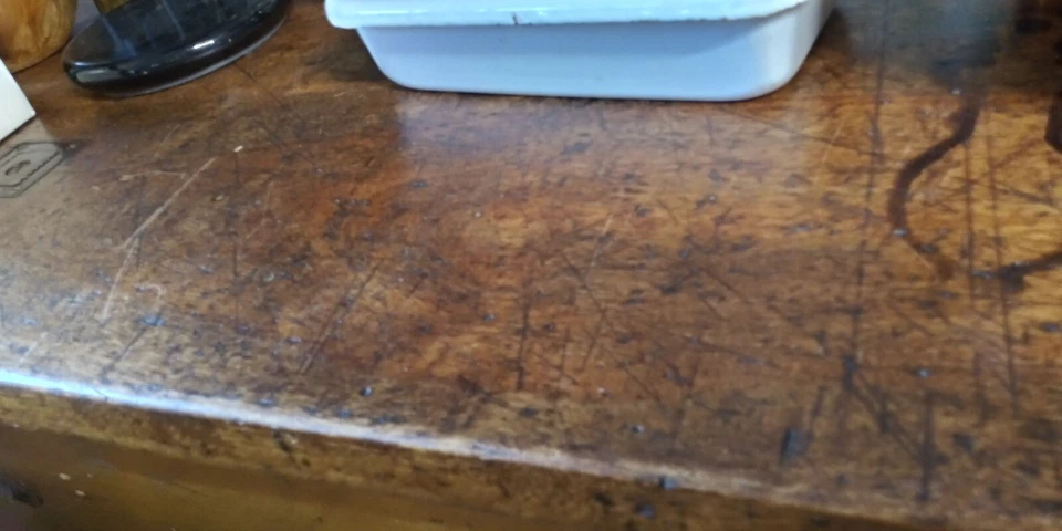 Antique Wooden Workbench - Image 4 of 4