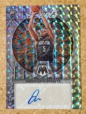 Darius Days 2022-23 Panini Mosaic Rookie Scripts Prizm Auto #RS-DAY RC Rockets