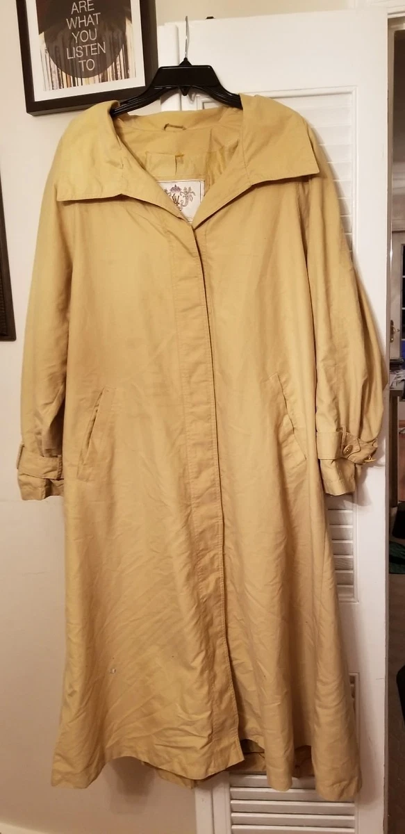 womens adult LAURA WINSTON COLLECTION Beige Trench Coat