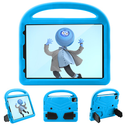 For iPad 5 6 7 8 9 10th Gen 10.9'' Pro 11 Air 4 5 Mini Shockproof Kids Stand Case