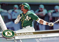 2017 Topps Update Rainbow Foil #US278 Rajai Davis Oakland Athletics