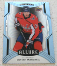 Connor McMichael 2020-21 Upper Deck Allure #131 ROOKIE hockey cards CAPITALS RC