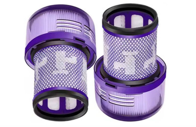 Dyson Filter V12 971517-01 Slim Absolute Fluffy Motorhead HEPA 2er Pack