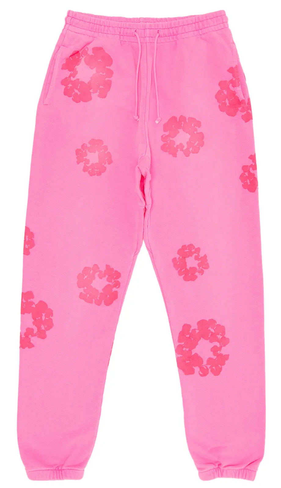 Denim Tears Mono Cotton Wreath Pink Sweatpants Size LG