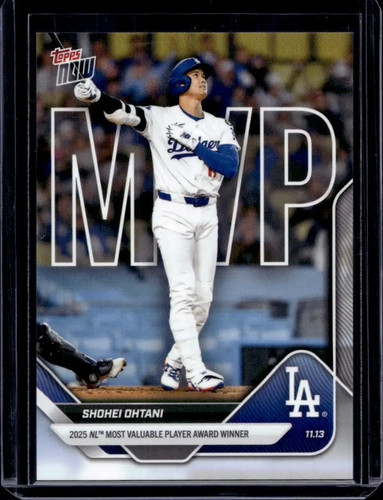 2025 Topps Now Offseason #OS-7 Shohei Ohtani Base Card (Qty)