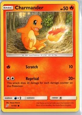 Charmander 11/181 Common Team Up Pokemon Lightly Played