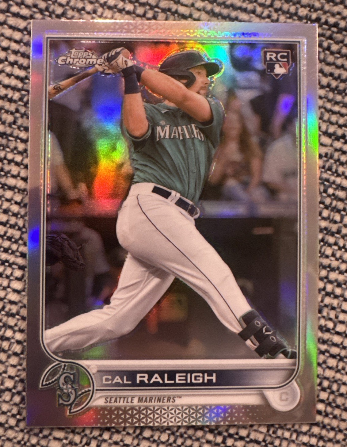 2022 Topps Chrome Cal Raleigh Rookie Refractor #149 (RC) Seattle Mariners