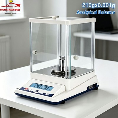 Analytical Balance 210g x 0.1mg High Precision Digital Lab Scale for Laboratory