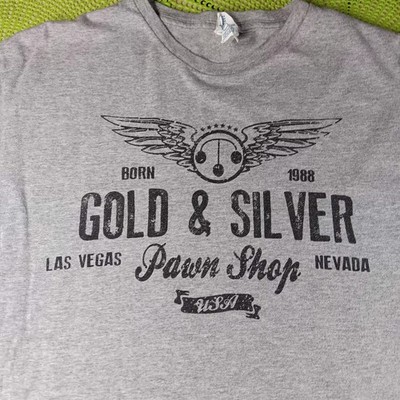 Vtg Pawn Stars T Shirt LARGE DELTA TAG World Famous Gold & Silver Pawn Shop Y2K