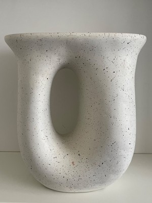 Beistelltisch 'U' Form Geometrisch Beton Wohnzimmer Couchtisch