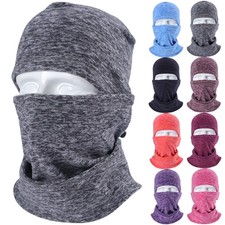 Winter Fleece Balaclava Ski Full Face Mask Hat Neck Warmer Hood for Men Women