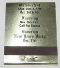 Unstruck Matchbook Oktoberfest in Minneapolis, MN Gasthof zur Gemutlichkeit — photo 2