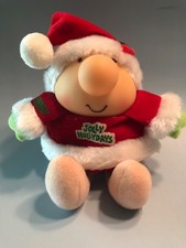 Vintage Plush Stuffed SANTA ZIGGY Jolly Hollydays CHRISTMAS Collectible 70  s