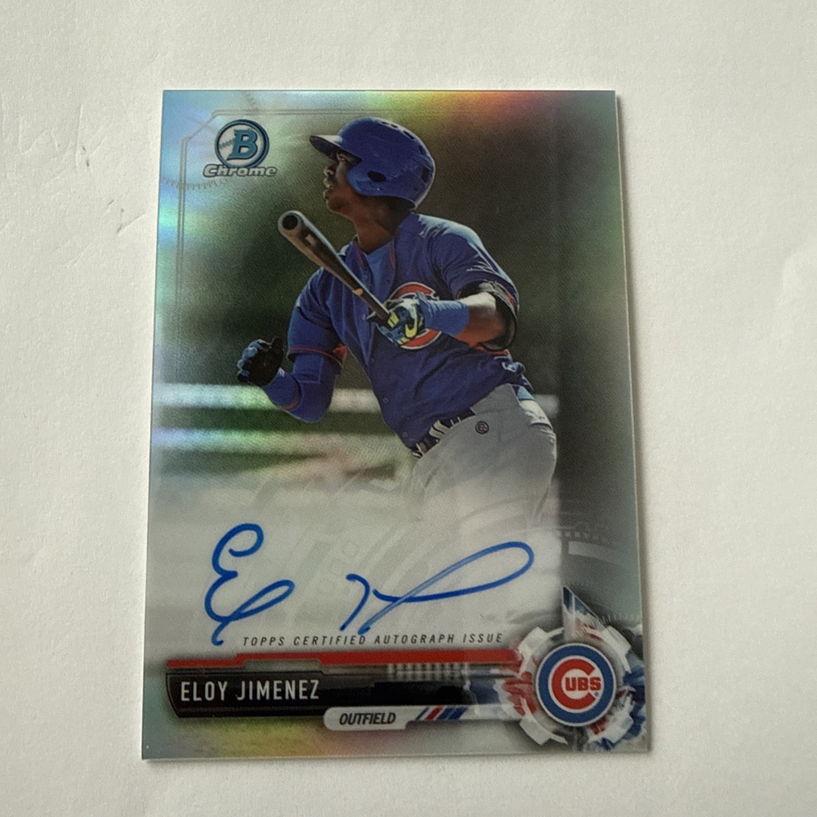 2017 Bowman - Chrome Prospect Autographs Eloy Jimenez #CPA-EJ (AU, RC)