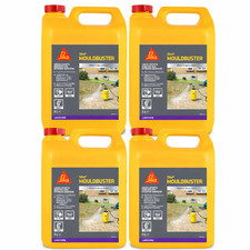 4 x Sika 5L Mould Buster Fungicidal Cleaner Removes Mould Mildew Walls Tiles