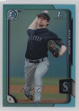 2015 Bowman Draft Chrome Sky Blue Refractor Kyle Wilcox #72 0c4