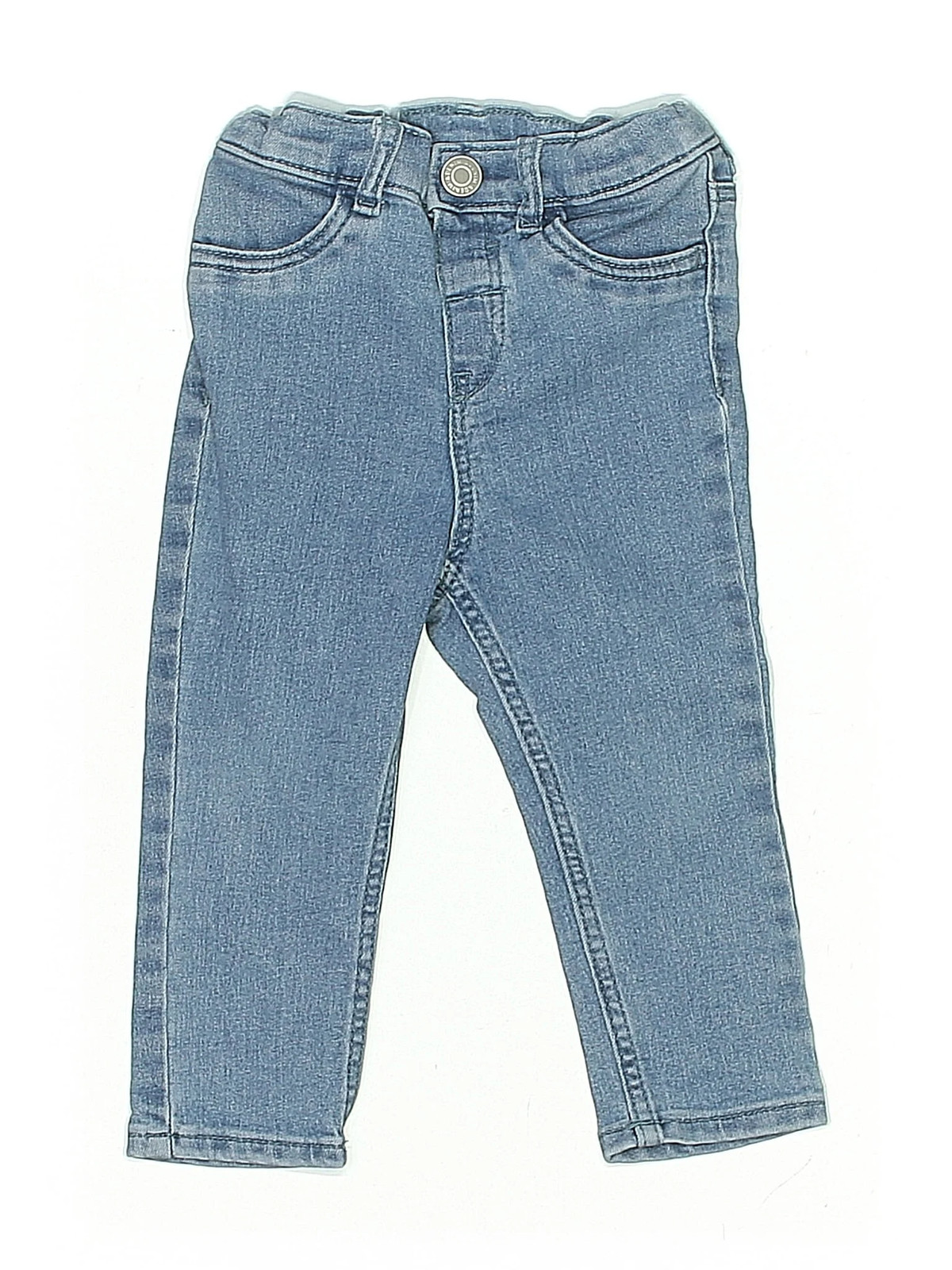 H&M Girls Blue Jeans 12 Months