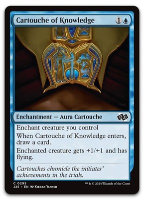 Cartouche of Knowledge #295 (NM) Foundations Jumpstart J25 Magic MTG