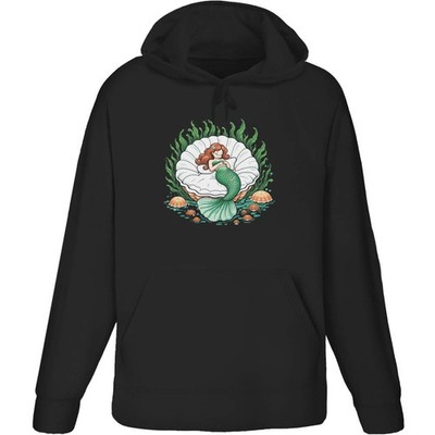 Hoodie/Kapuzenpullover ''Mermaid Sleeping in Clam Shell Bed'' für Erwachsene (HO060997)