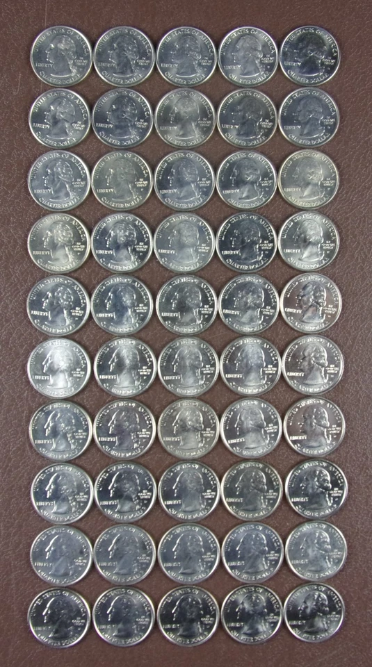 COMPLETE 1999 - 2008 50 STATE COLORIZED STATEHOOD QUARTER SET - Image 4 of 4