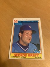 1984 Topps 'Ralston Purina Company' Baseball Card - George Brett # 13 of 33