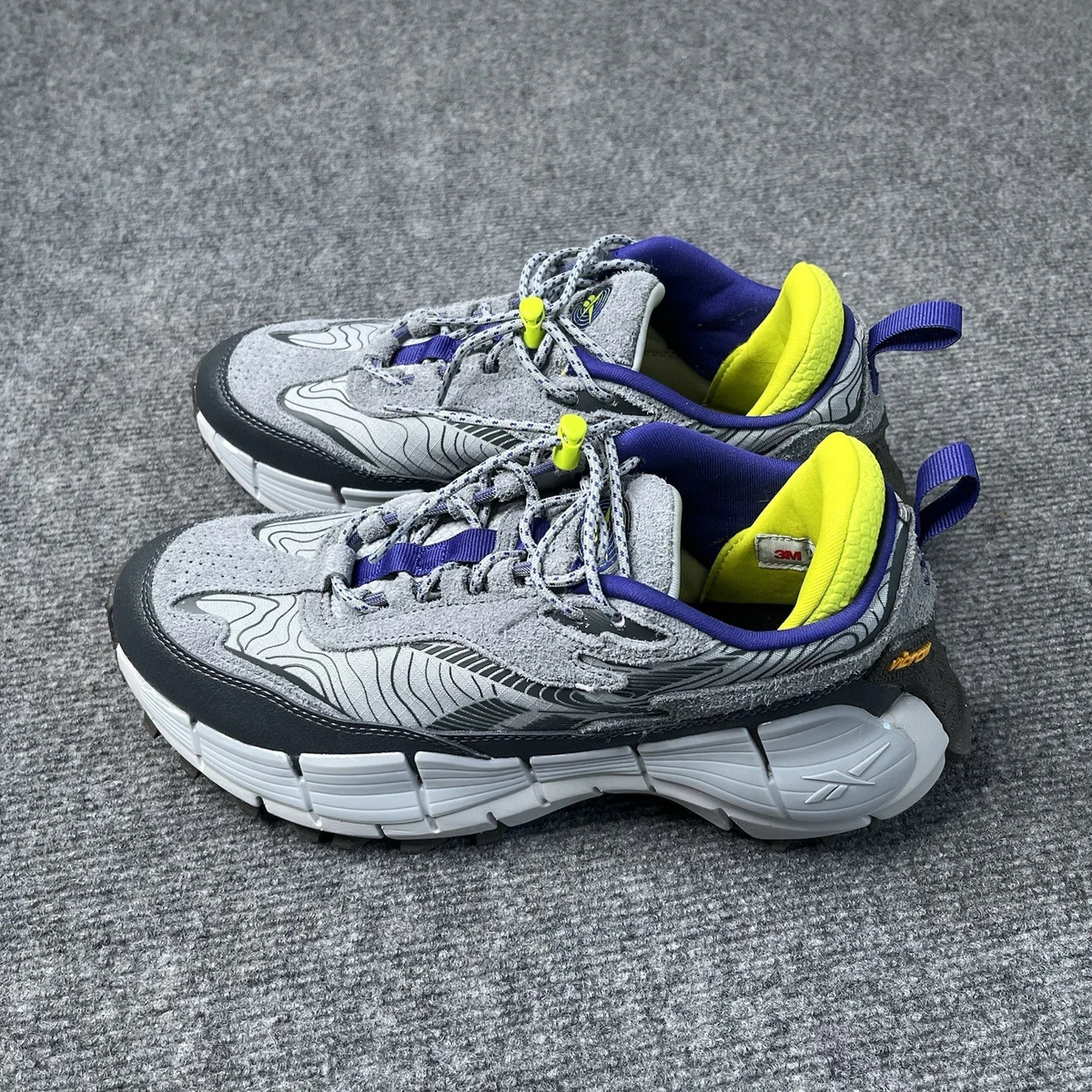 Reebok Zig Kinetica 2.5 Edge Grey Lime for Sale 