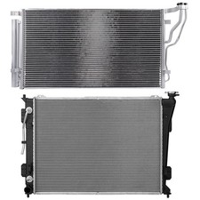 Radiator & AC Condenser Cooling Kit For 2011-2014 Hyundai Sonata Kia Optima