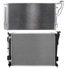 Radiator & AC Condenser Cooling Kit For 2011-2014 Hyundai Sonata Kia Optima