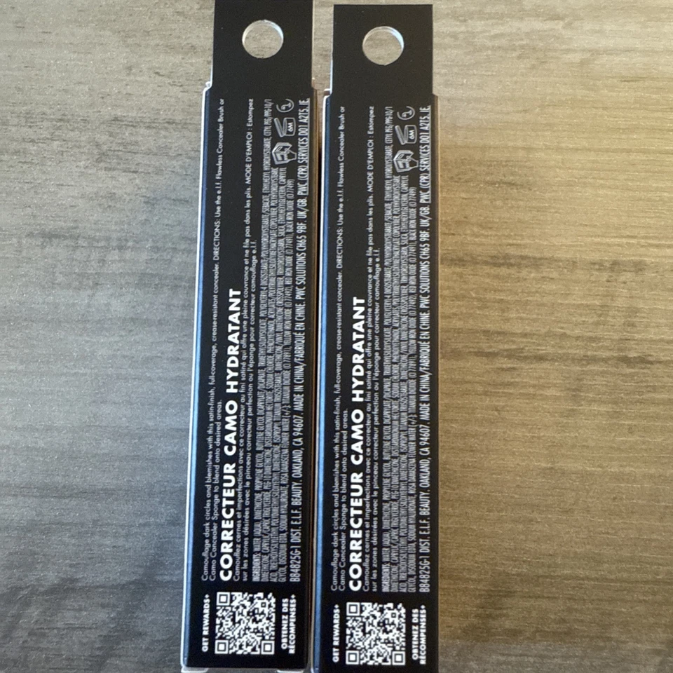 2 ELF Hydrating Camo Concealer Deep Olive 84825 Full Coverage Satin 0.2oz NIB - Image 3 of 3