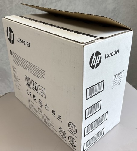 Toner noir authentique HP 81X CF281X CF281XC HY OEM M606 M630 boîte ouverte / sac scellé - Photo 4/5