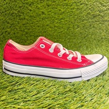 Converse Chuck Taylor All Star OX Womens Size 6 Red Athletic Shoes Sneakers